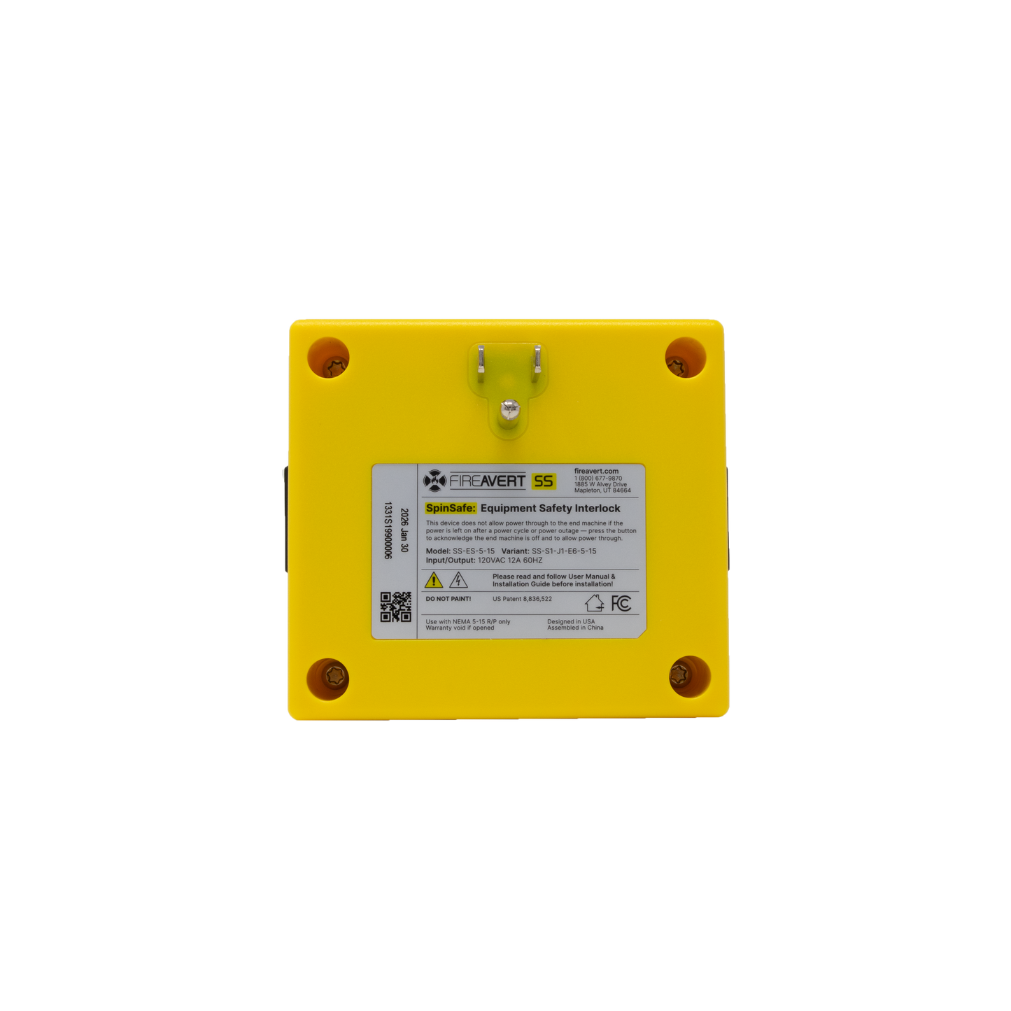 SpinSafe Auto Machine Shutoff