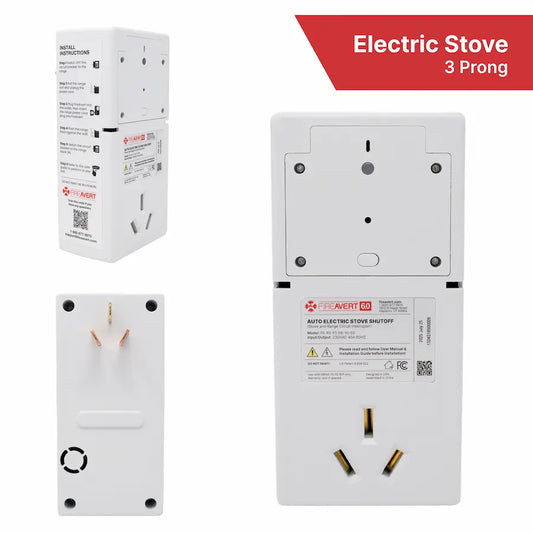 Z-Wave Auto Stove Shutoff | Electric 3-Prong