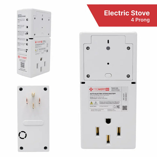 Z-Wave Auto Stove Shutoff | Electric 4-Prong