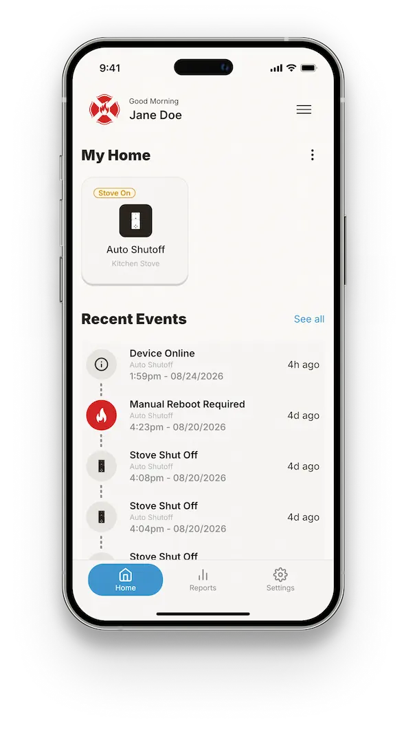 Download the FireAvert Connect App to stay connected to your safety