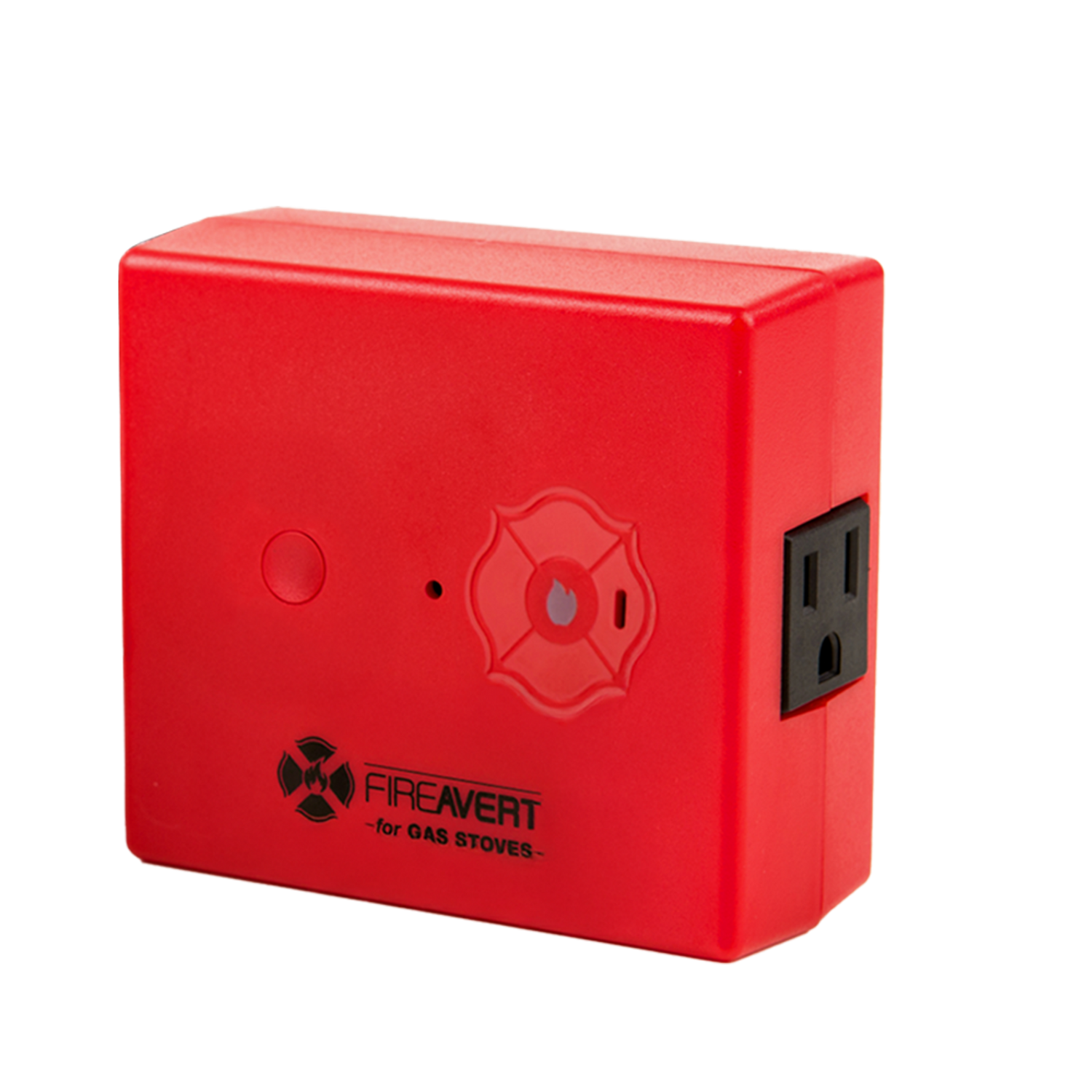 Red FireAvert Gas Auto Stove Shutoff, perfect for preventing stove fires.