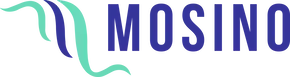 The logo for Mosino a leader in security technology for apartments